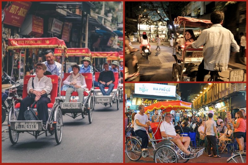 Hanoi Cyclo in Vietnam